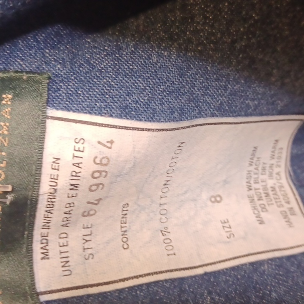 Vintage Harve Benard Classic Blue Denim Dress - Picture 4 of 9